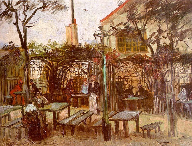 Vincent Van Gogh Terrace of the Cafe on Montmartre China oil painting art